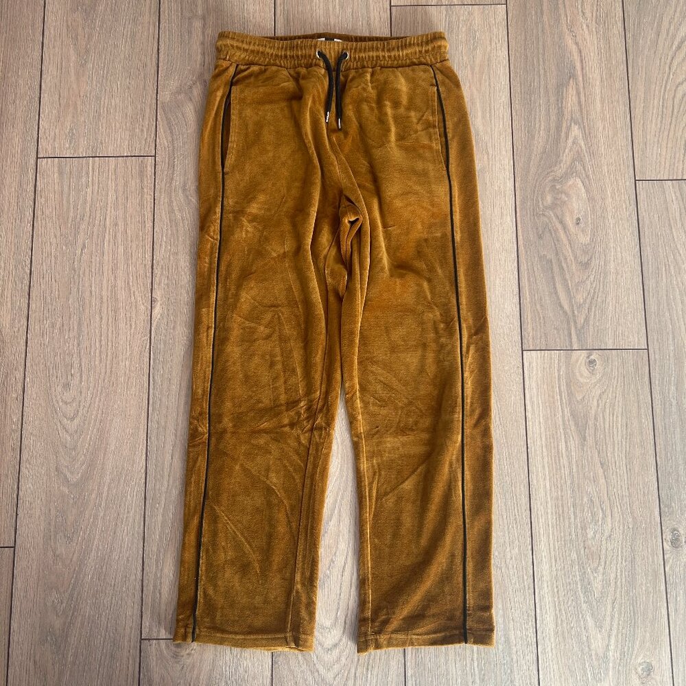 Topman Oversized Velour Sweatpants